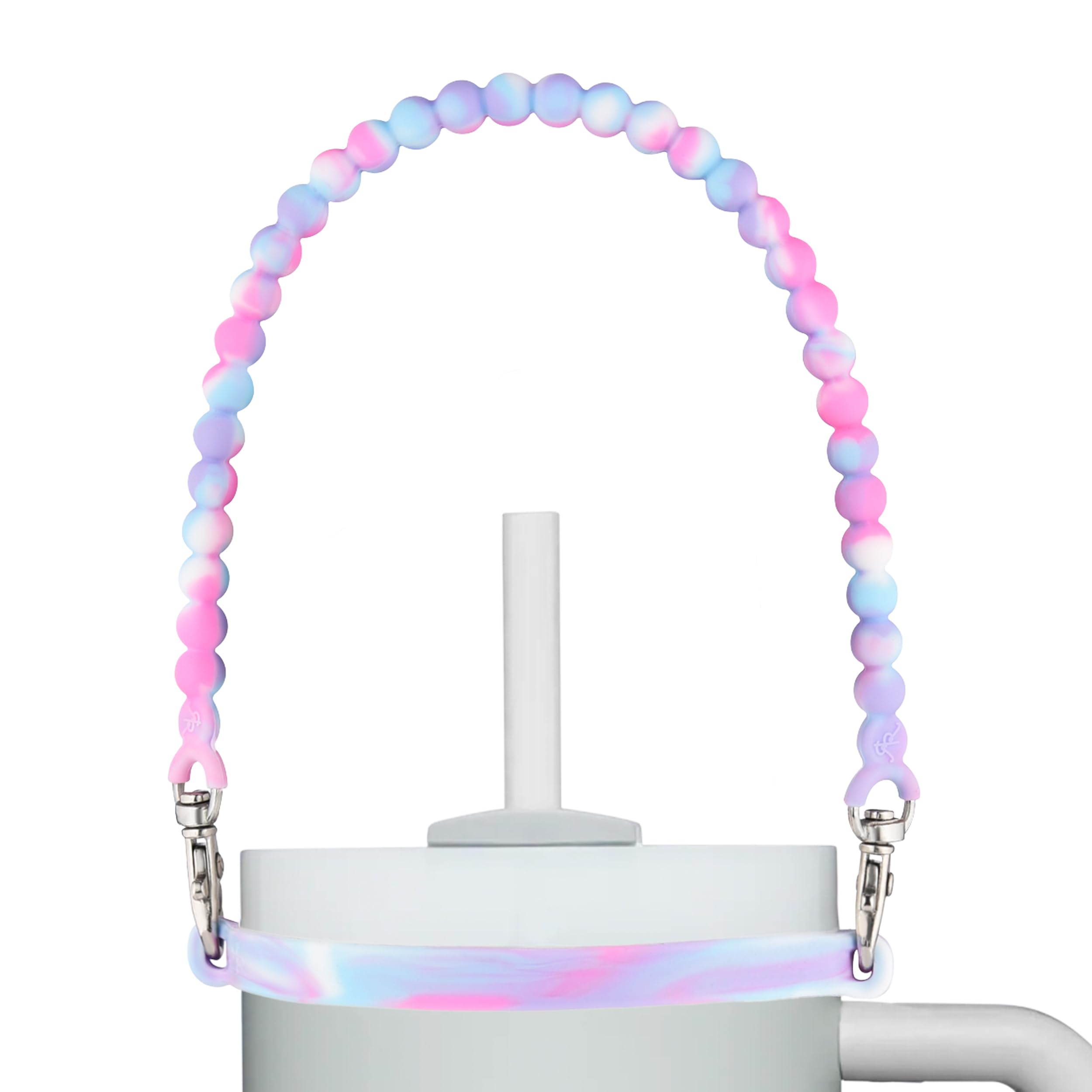 Ryan & Rose Water Bottle Handle - Silicone Water Bottle Sling, Carrier, Holder with Strap Compatible Stanley Cup Accessories