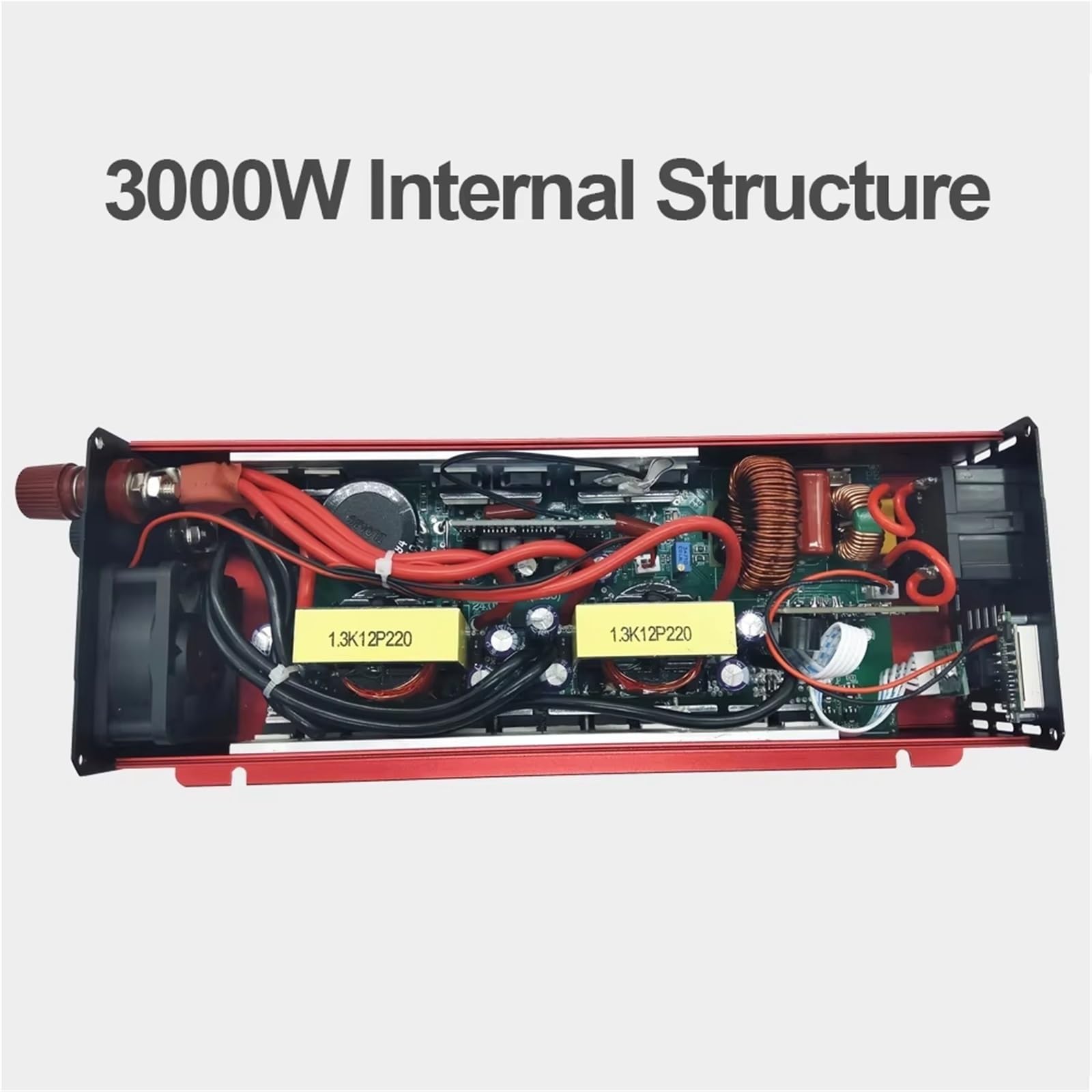 Inversor Inversor De Onda Sinusoidal Pura De 1000W 1600W 2200W 3000W CC 12V/24V A CA 110 V/220 V 50Hz 60Hz Transformador Voltaje Convertidor Solar(12V,110V,2200W)