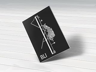 MG Global Modern Hanging Canvas Print of Bellingham International Airport Bli | 8x12 12x18 16x24 20x30 24x36 Minimalism Wall Art for Gift | Minimalist Home Office Decor