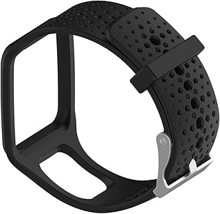 MOTONG TomTom Replacement Band Silicone Repalcement Band For TomTom Multi-Sport GPS Watch,TomTom Multi-Sport + HRM,TomTom Multi-Sport Cardio Watch And More