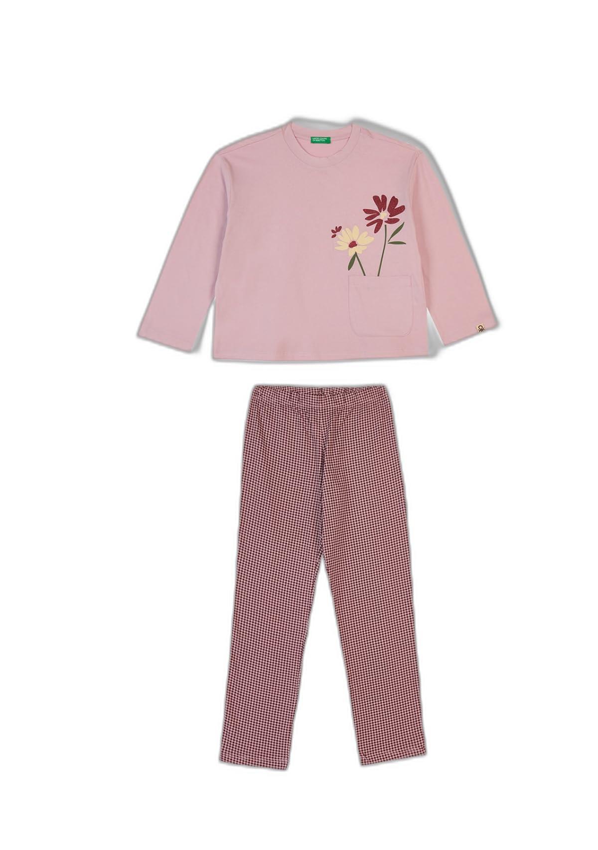 United Colors of Benetton Set di Pigiama Bambine e Ragazze