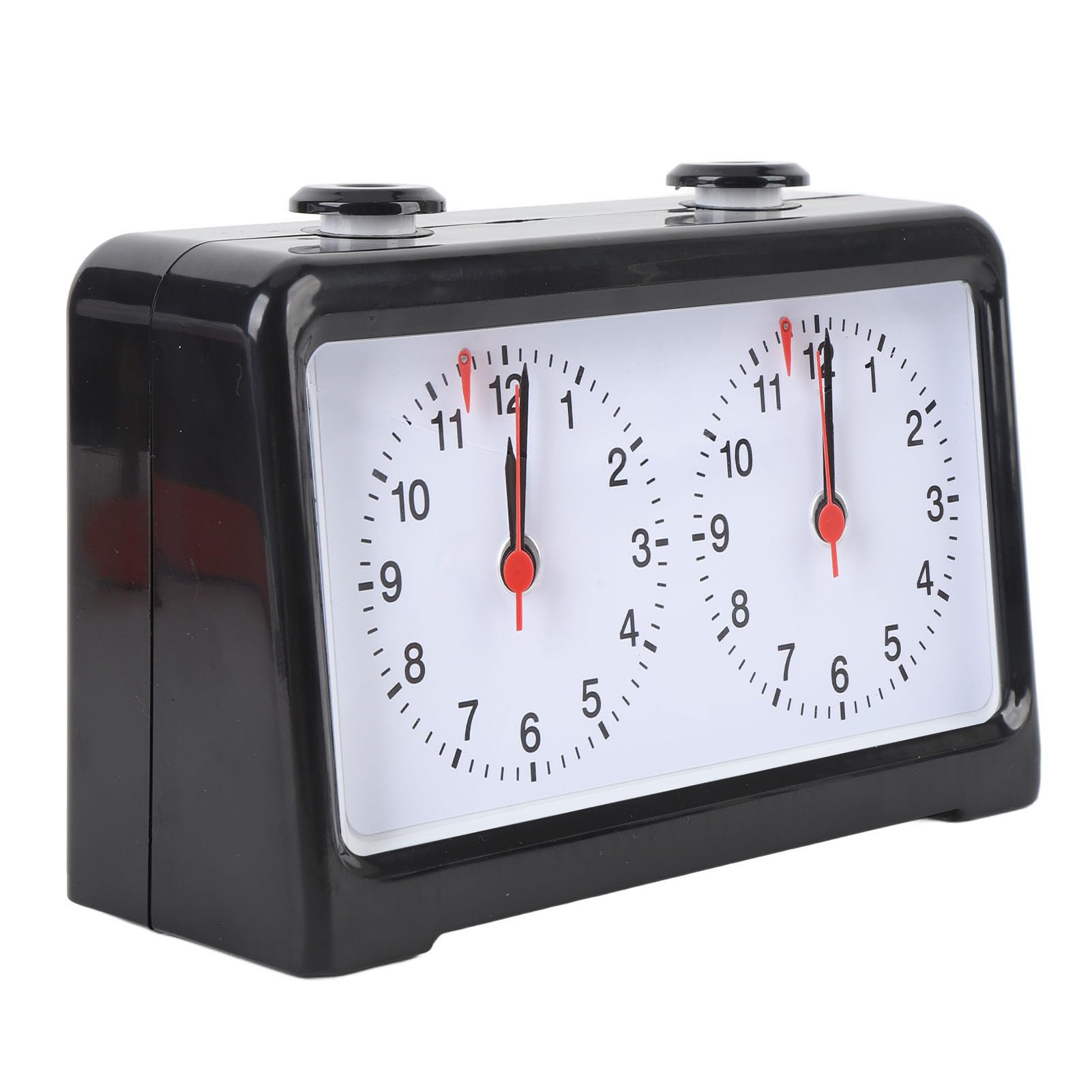 AMONIDA Orologio da Scacchi Meccanico Elegante Timer Silenzioso Ad Alta Precisione per Competizioni di Scacchi Design Elegante Materiale ABS