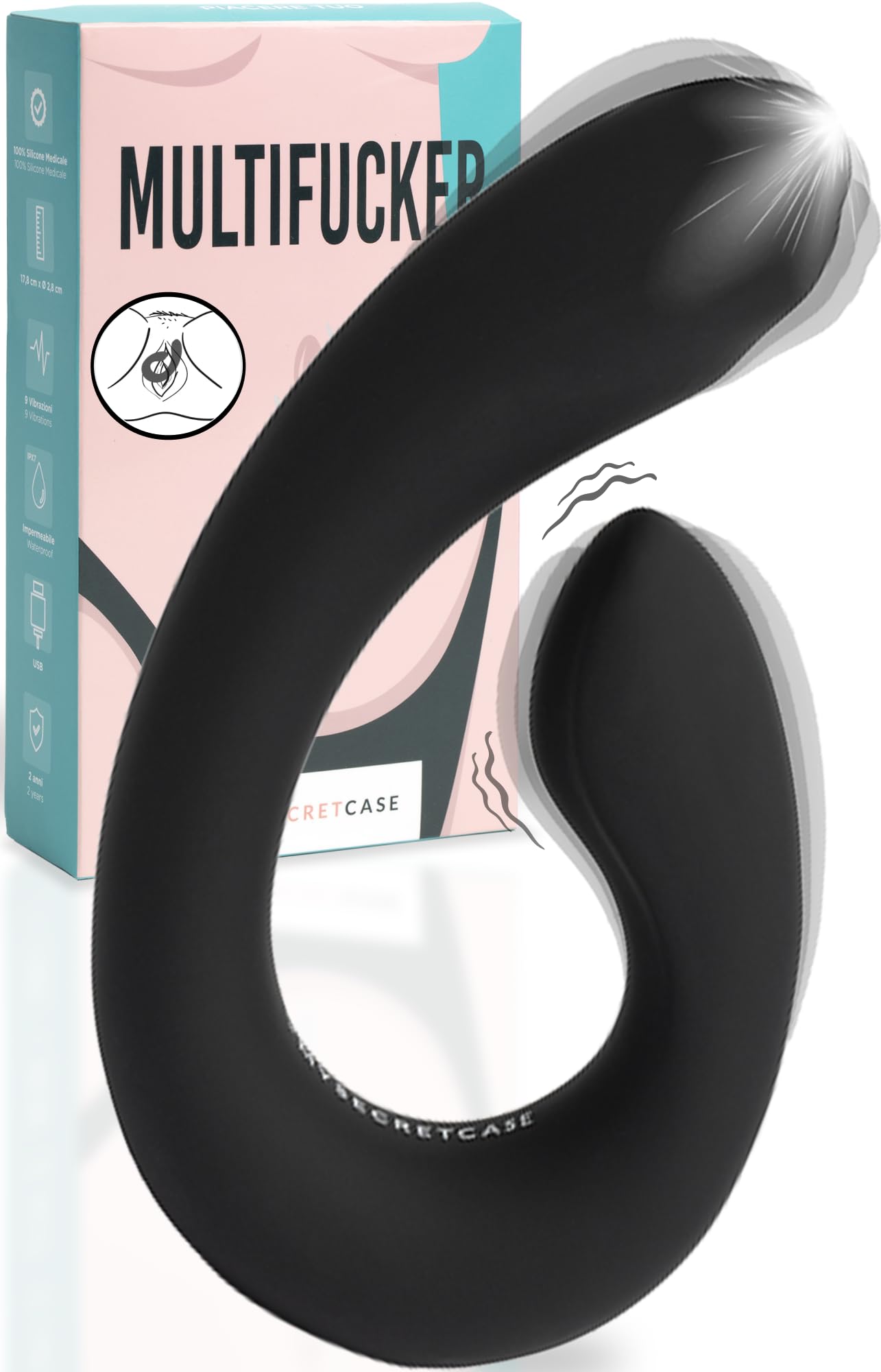 MySecretCase Dildo Vibrator & Paar Vibrator, 9 Modi Vibration für Frauen, Vibratorensets für Männer, Vibratoren Mit Klitorisstimulation Vibratorensets für Frauen Klitoris, Prostata Stimulation Männer