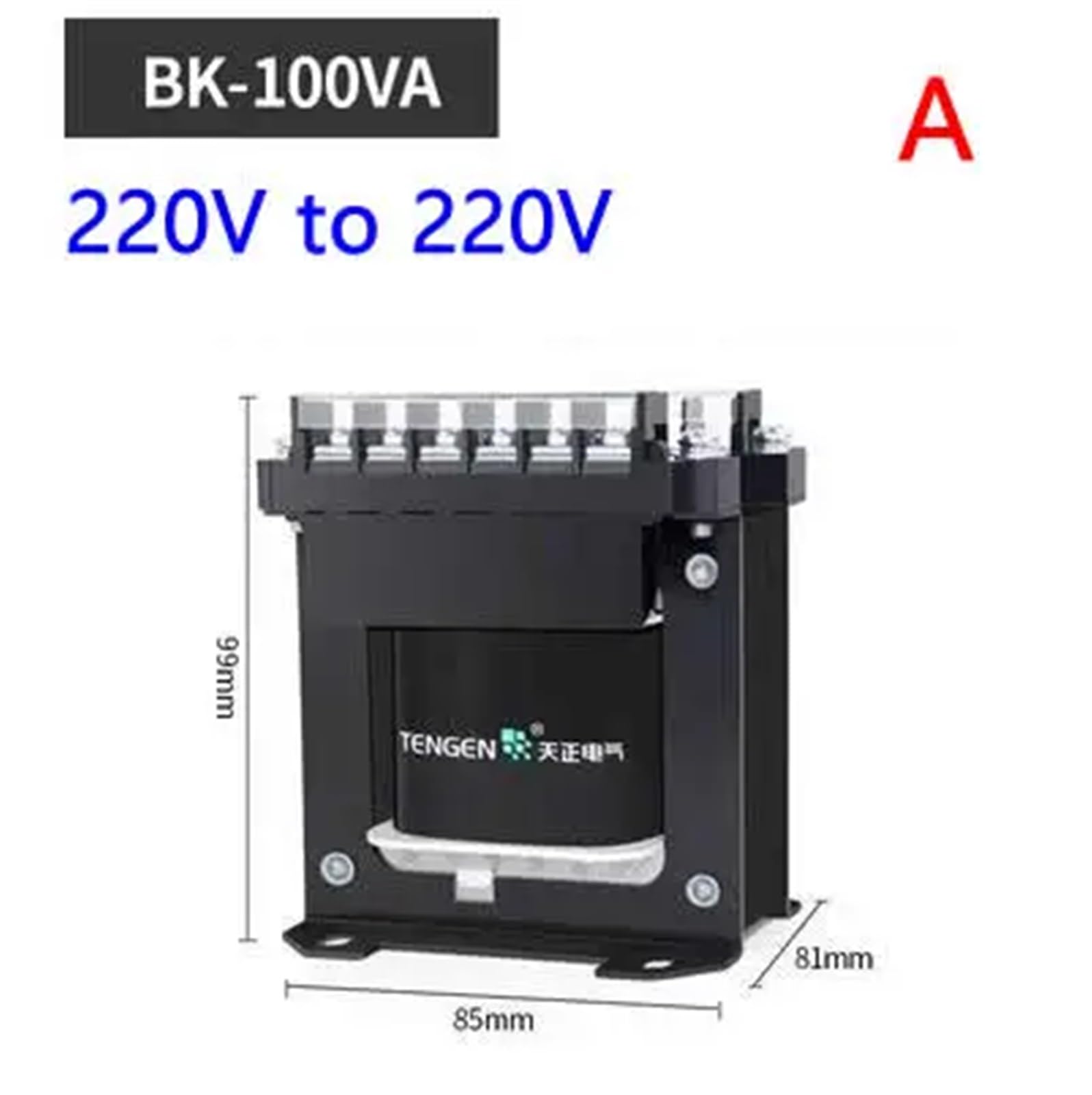 Transformador de aislamiento monofásico BK 220V a 220V equipo eléctrico fuente de alimentación de aislamiento antichoque 380V a 220V(A)