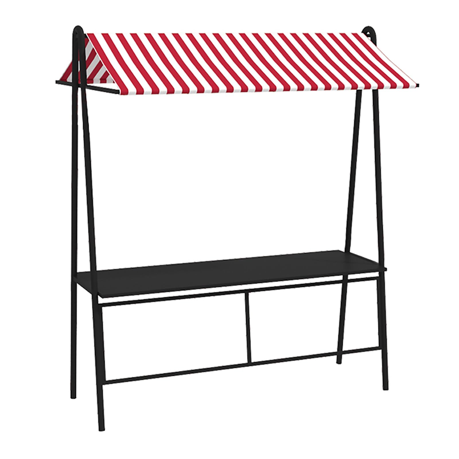 Generico Carrello per bancarelle Portatile per Vendite all'aperto, Food Truck, bancarella di Hot Dog/Gelato/Fiori, Stand espositivo per mercati agricoli, Attrezzatura per venditori del Mercato nottur