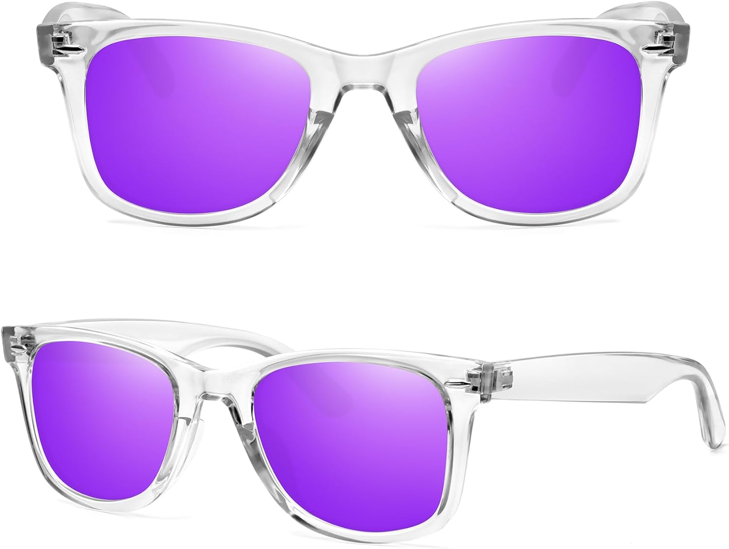 MEETSUN Polarized Sunglasses for Women Men Classic Retro Square Frame Driving Sun Glasses UV Protection - Image 3