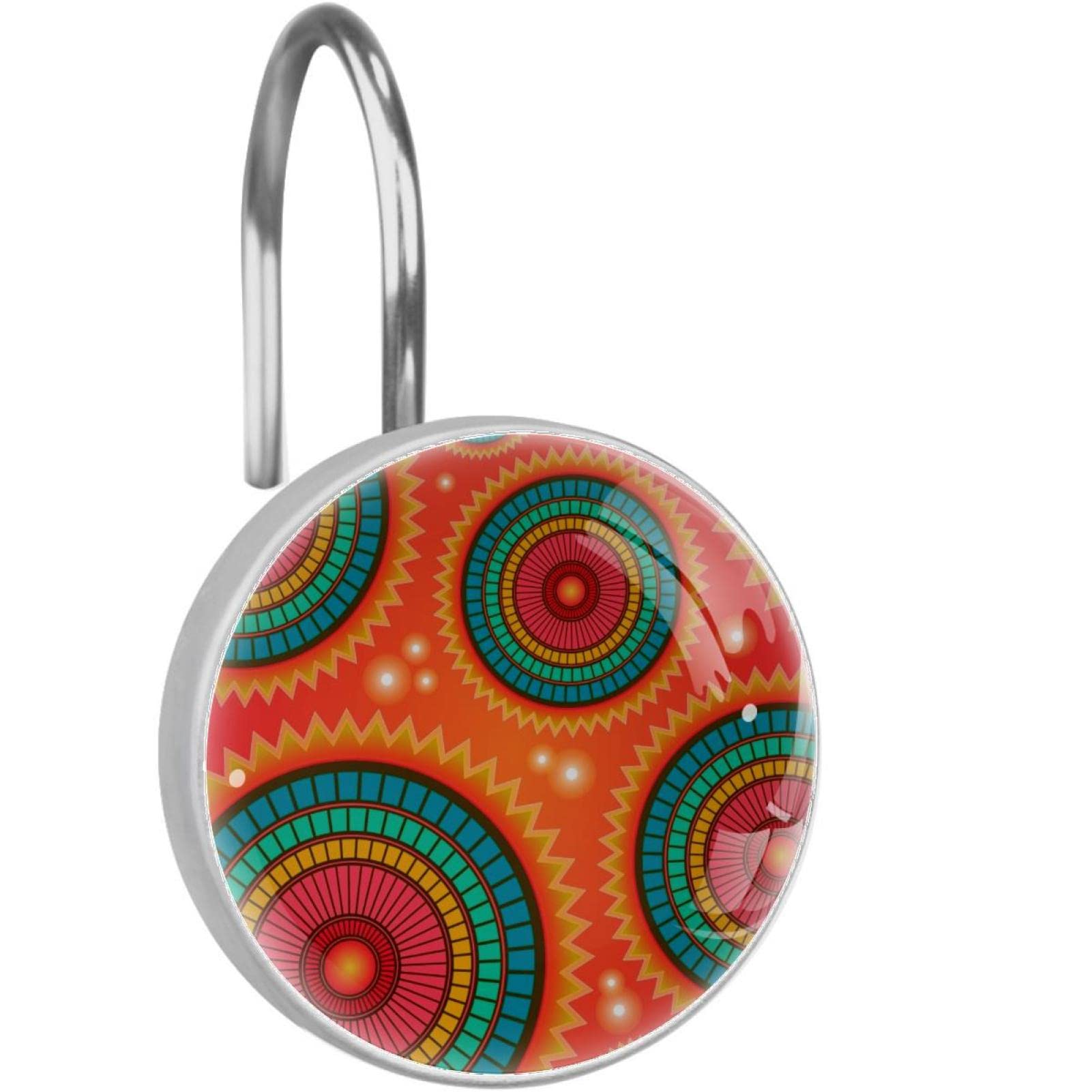 Crochets pour rideau de douche mosaïque pour sublimer votre décoration de salle de bain en inox