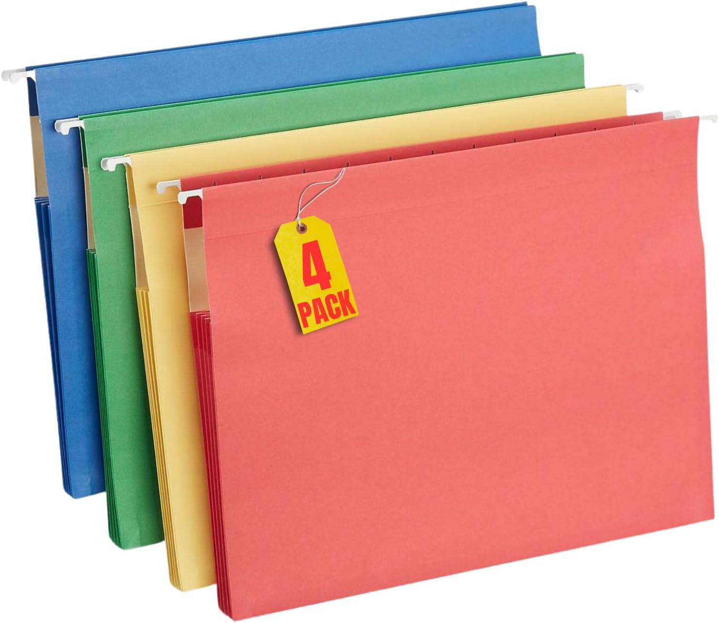 1InTheOffice Expanding Hanging File Folders 3.5" Expansion