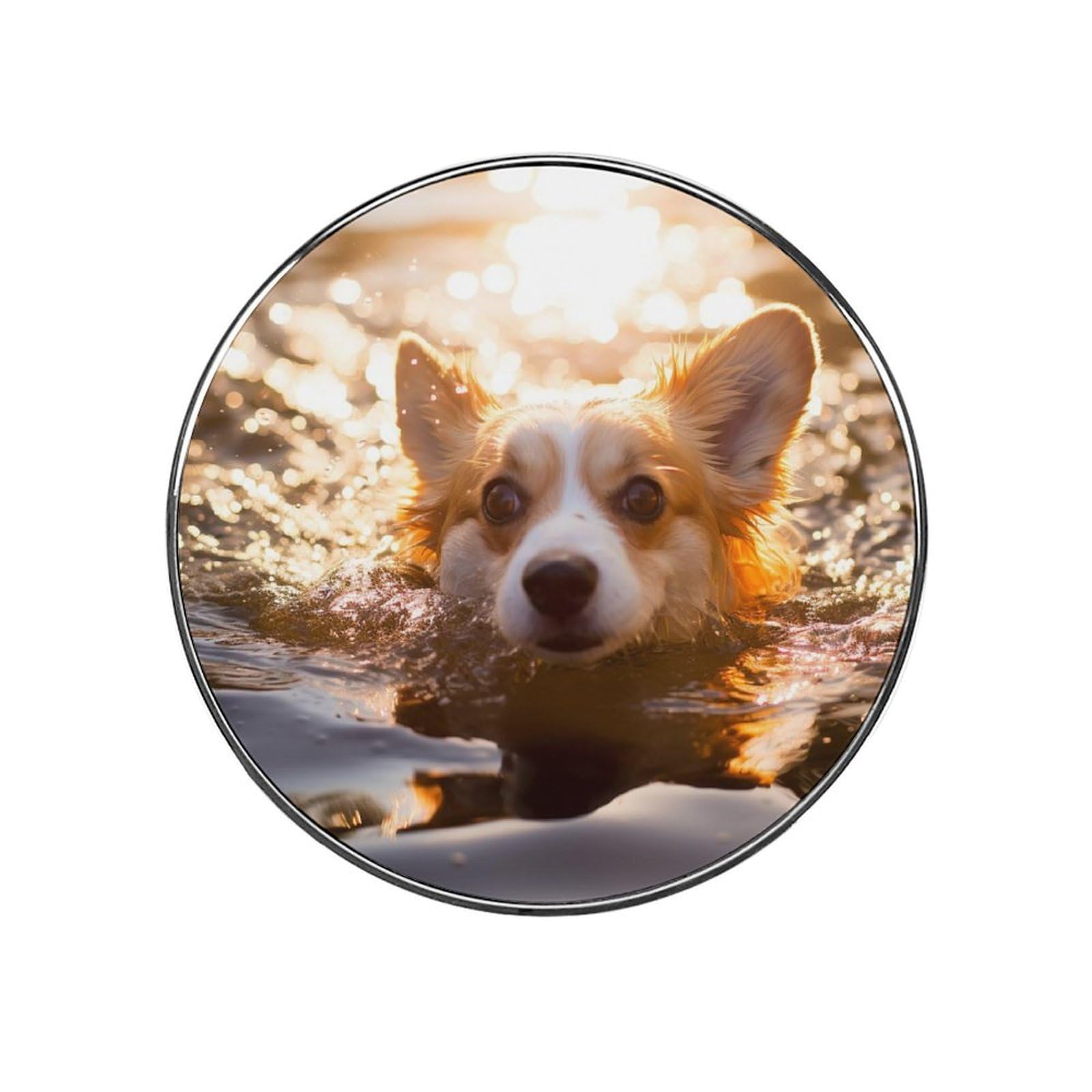Fridge Magnets Waterproof Small Strong Magnets for Fridge Dog in Water Refrigerator Magnets Kitchen Accessories Cute Decorative Magnets for Whiteboard Locker Office Home Decor