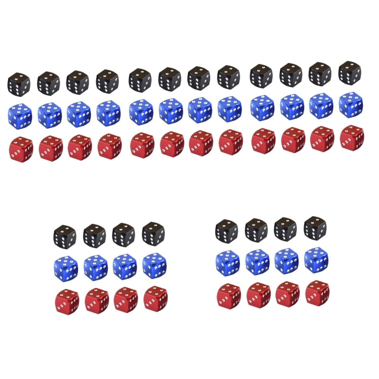TOPBATHY 5 Series Tapa De Válvula Dice Accesorios para Neumáticos De Coche Tapas De Vástago De Válvula De Neumático Dice Tapas De Vástago De Válvula De Neumático De 12 Piezas x 5