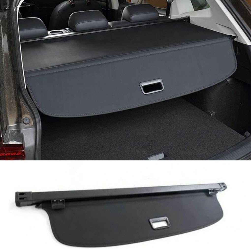 SunnyKun Retractable Rear Cargo Cover Trunk Luggage Security Shade Interior Accessories for Volkswagen VW Tiguan 2018 (VW Tiguan)
