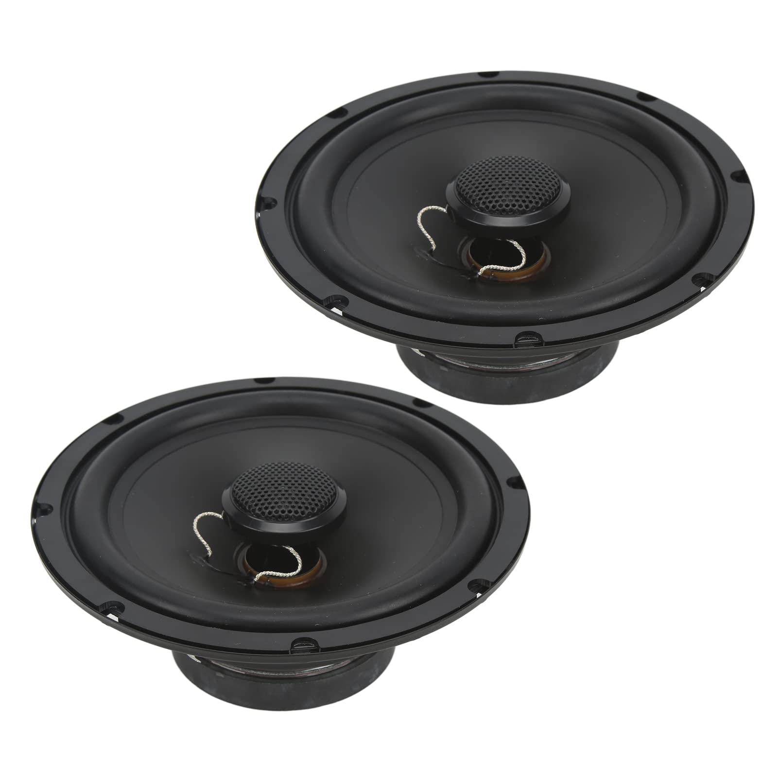 aqxreight 2 szt. Automatyczny Głośnik Wysokotonowy 140 W Maksymalnie 400 W RMS 4 Ω 12 V Czarny Uniwersalny do Samochodowego Systemu Audio Moc Głośnika Wysokotonowego Moc Głośna Spełnia Dobre
