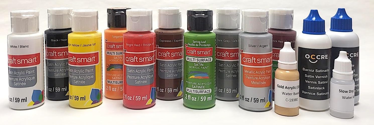 TITANIC Ship Model Craft Acrylic Paint Set