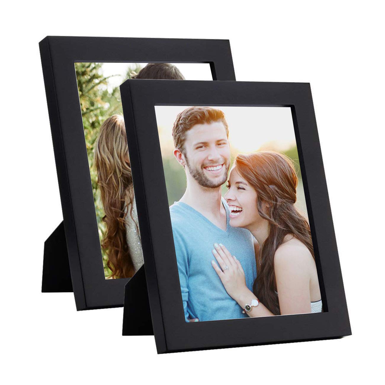 Art Street Hanging Photo Frame for Wall Hanging Picture Frame for Wall Decoration Table Decor Photo Frames for Diwali Decoration Home Decor Picture Frames Black Pack of 2 10x15 cm