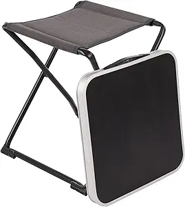 SUNNYFEEL Folding Camping Table - Lightweight Aluminum Portable Picnic Table, 18.5x18.5x24.5 Inch for Cooking, Beach, Hiking, Travel, Fishing, BBQ, Indoor Outdoor Small Foldable Camp Tables