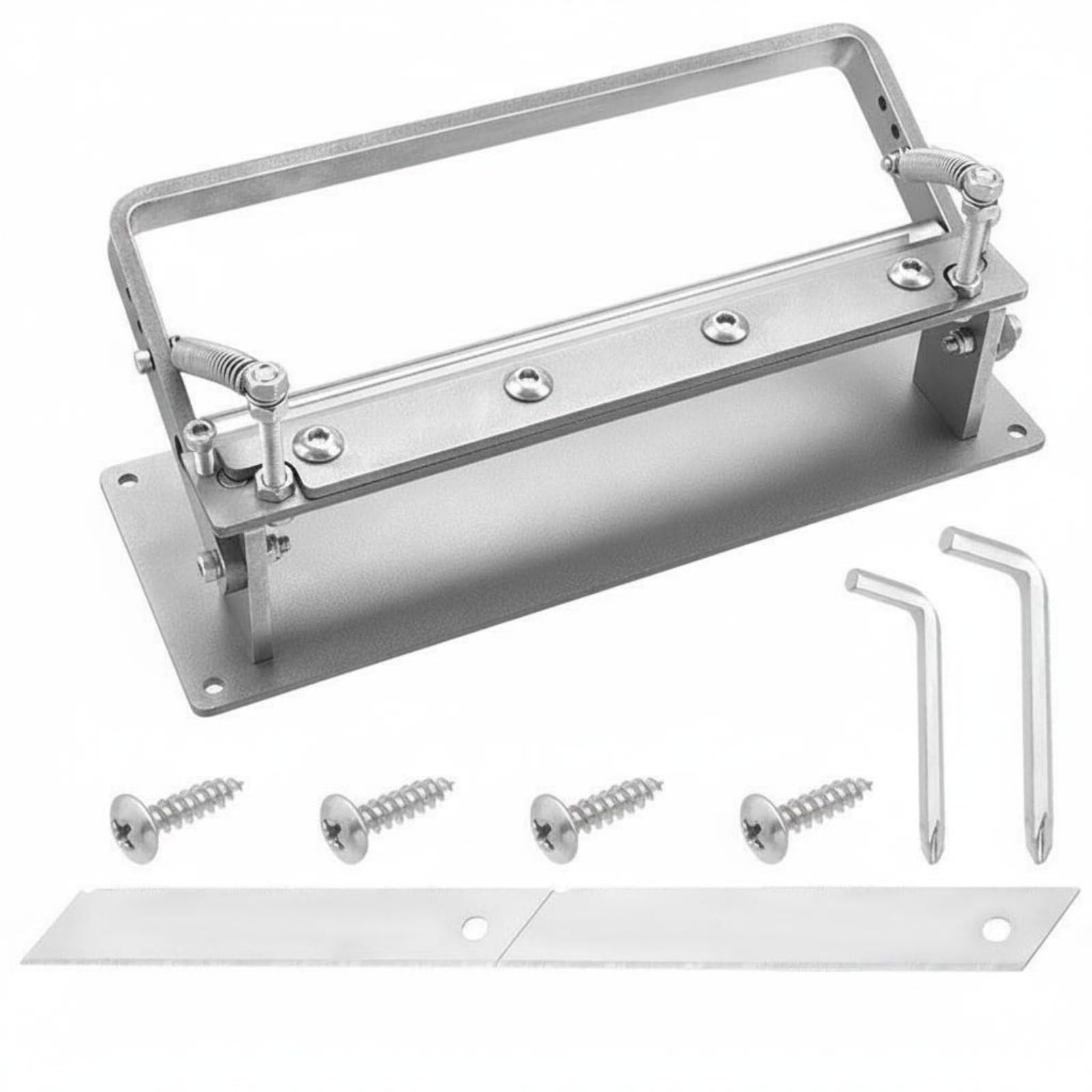 Replaceable Blade Manual Leather Skiver Adjustable Thickness Leather Thinning Machine Industrial Grade for DIY Enthusiasts, Workshop, Craft Room, L Skiver Set|Leather Cutting Tools-image-22