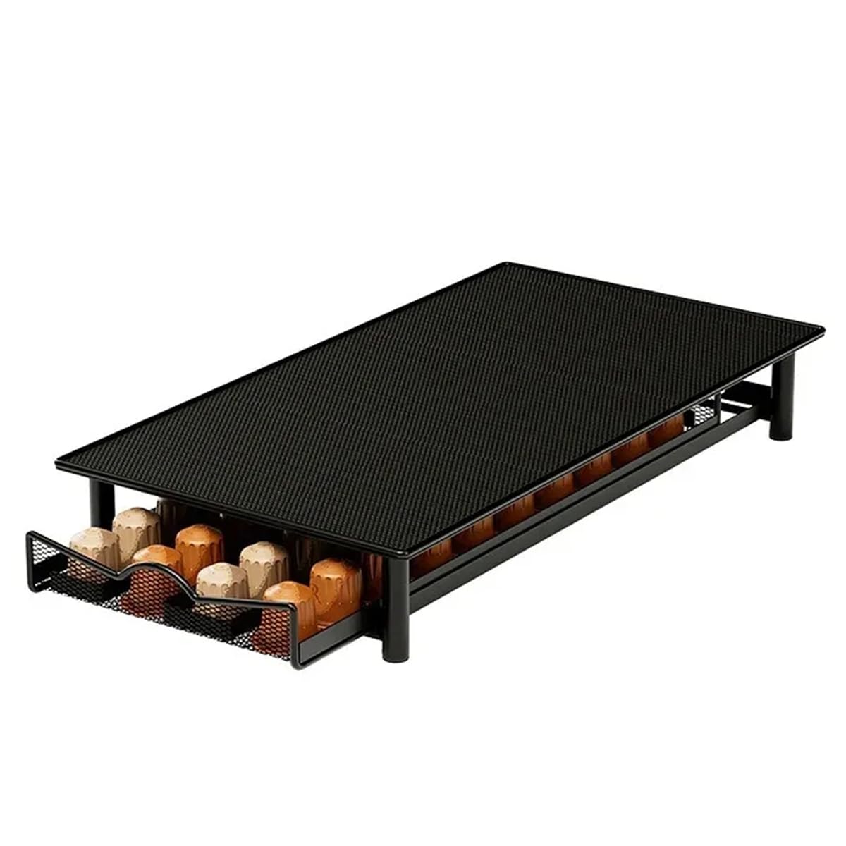 CTRLZS Coffee Capsules Drawer Organizer Storage Shelves Coffee Pod Holder Rack Practice Caffeine Accessories Coffeeware A