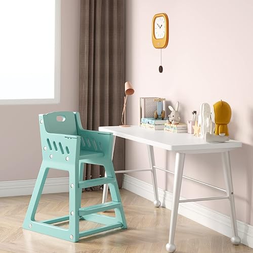 Miniatura 4 de Silla alta para bebé con bandeja de alimentación silla de comedor para niños diseño de estructura de forma segura y sólida fácil de limpiar se puede