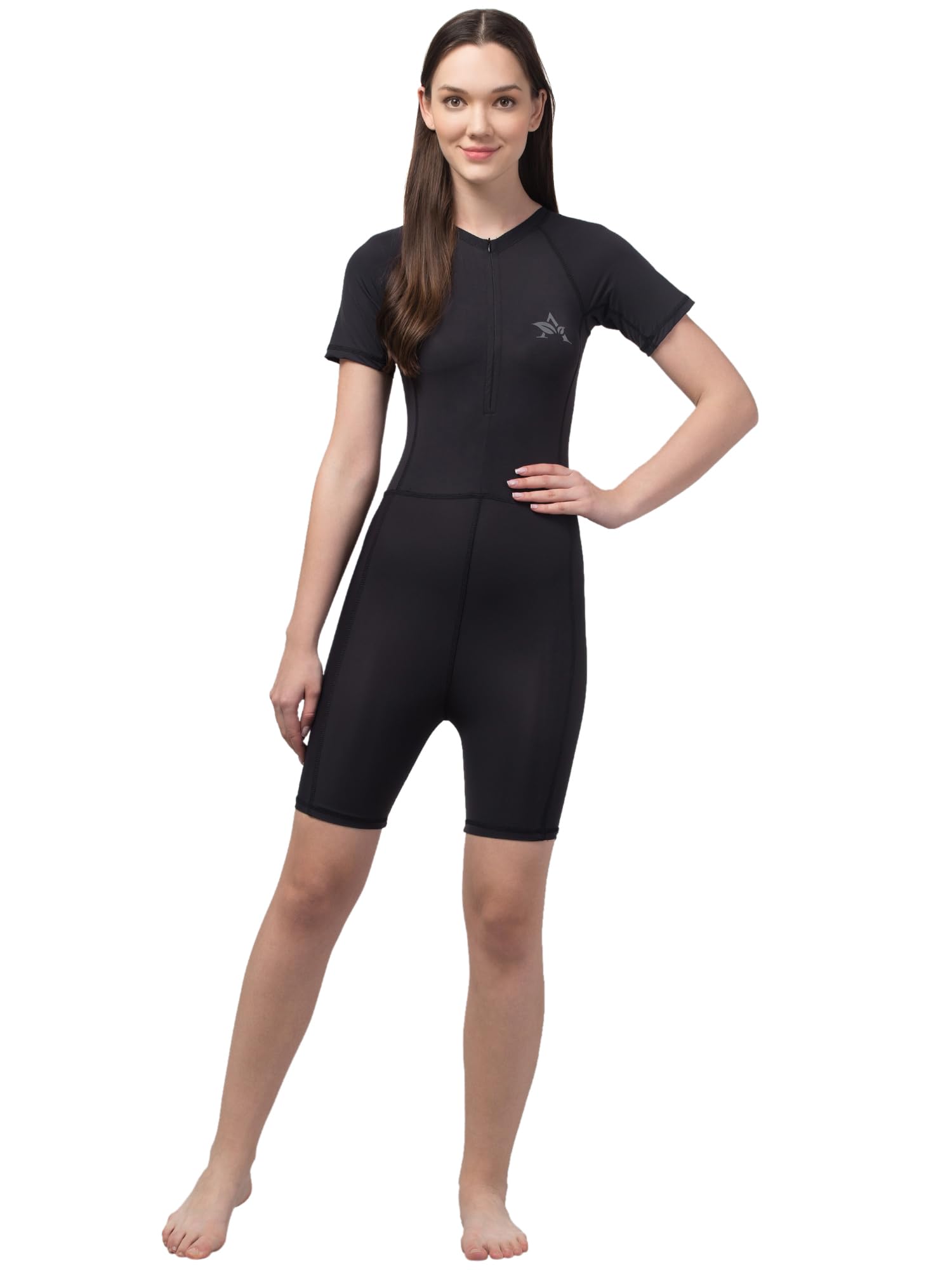 attire zone Solid Women Swim-Dress Swimsuit | Knee Length Swimming Costume | Swimsuit for Girls and Women-picture-49