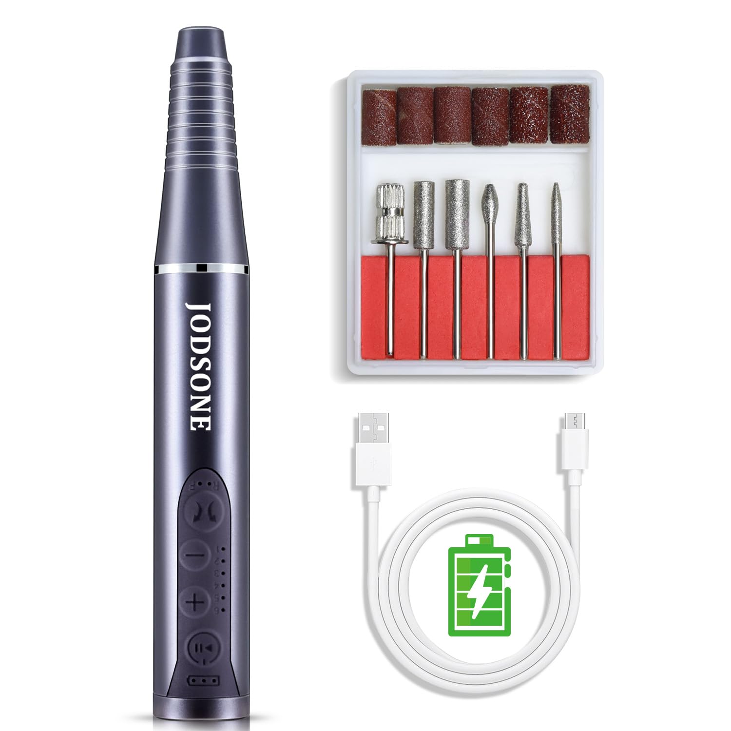 JODSONE ネイルポリッシュマシン ネイルマシーン ネイルドリル Amazon.co.jp: JODSONE制御速度、ポータブル電動ネイルドリル、USB電源