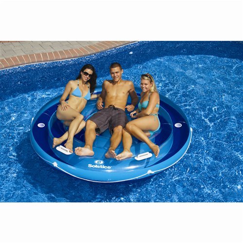 Solstice by Swimline Jumbo Island Pool Float, Multicolor, (15184SF)
