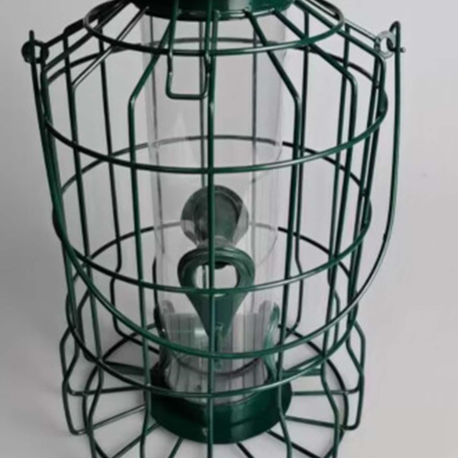 F Fityle Muliera per Uccelli in sospeso in Gabbia in Metallo 18x26 cm Accessori per Gli osservatori degli Uccelli Assemblaggio rapido con 2 Porte di