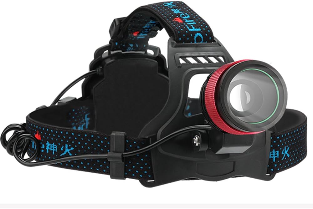 LED SupFire HL01 Bright Rechargeable Headlamp 800 Lumens Zoomable Focus for Hiking Camping Riding Fishing Hunting.