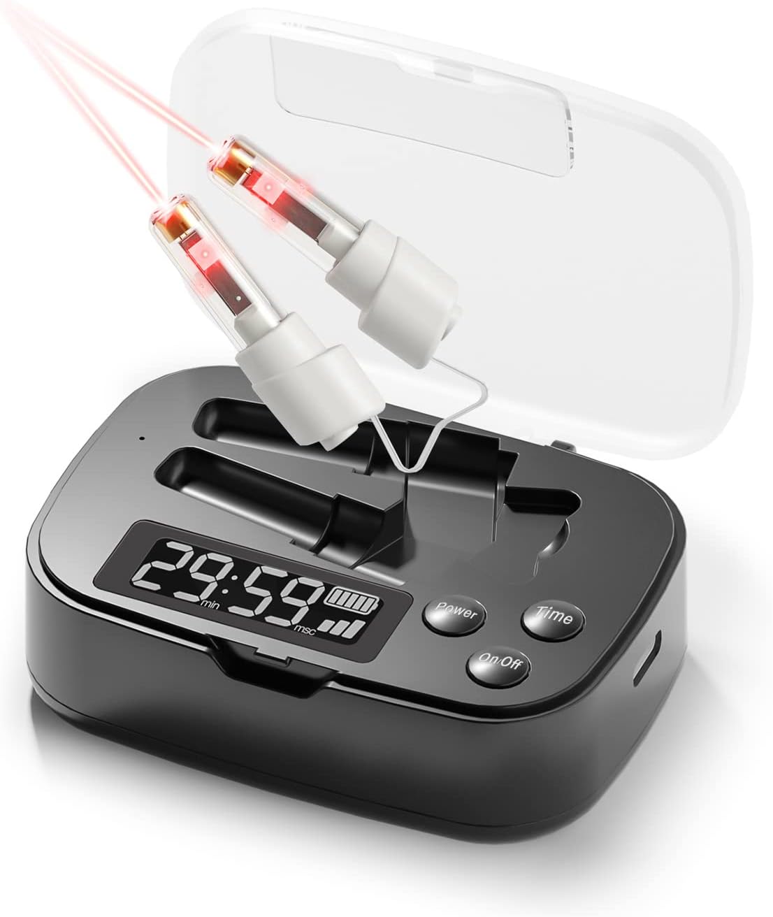 LASEPREHT Red Light Therapy Box for Nose, Portable Infrared Light Nose Therapy Device(650nm)