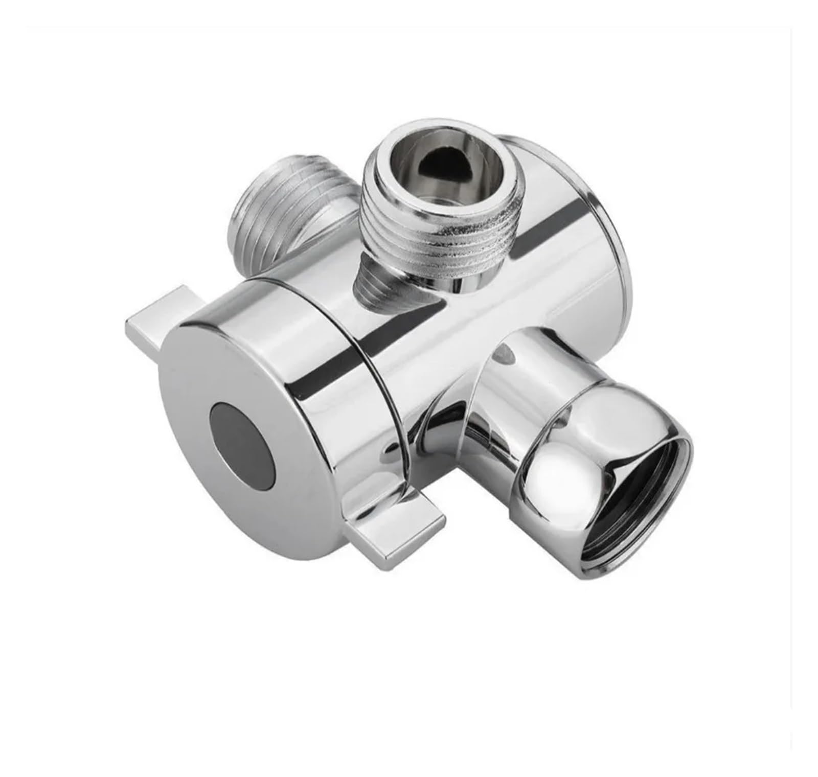 Inverseur de douche 4 points anti-fuite avec inverseur rotatif fluide pour mitigeur