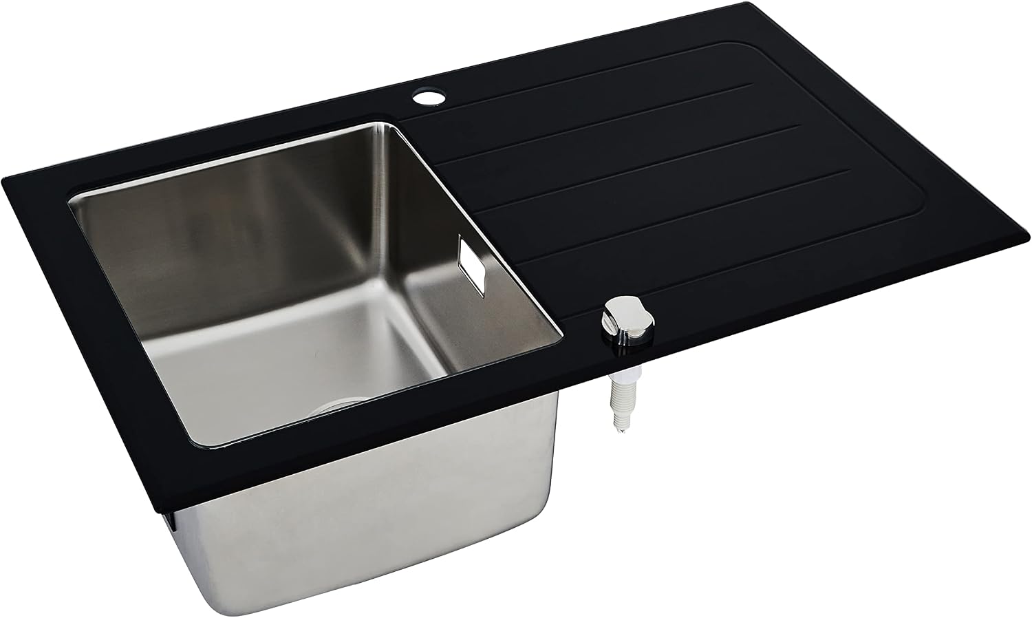 Respekta Sink, 86 x 50 cm, Black