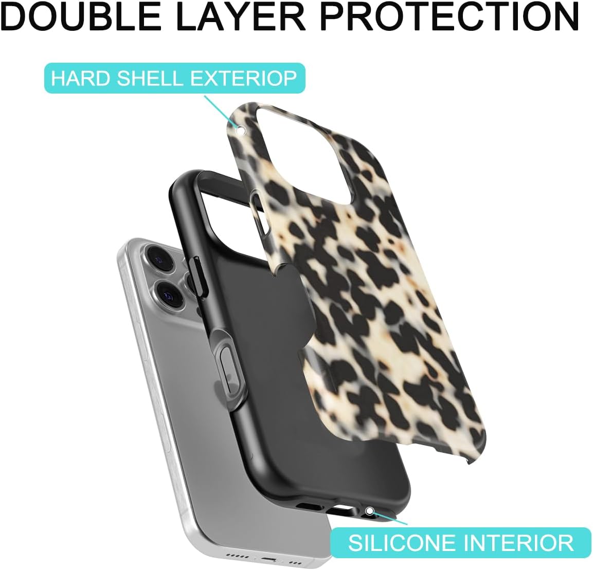 Compatible with iPhone 16 Pro Max Case Tortoise Shell Design Protective Shockproof Slim TPU Silicone Protection Phone Case 6.9 inch - Image 3