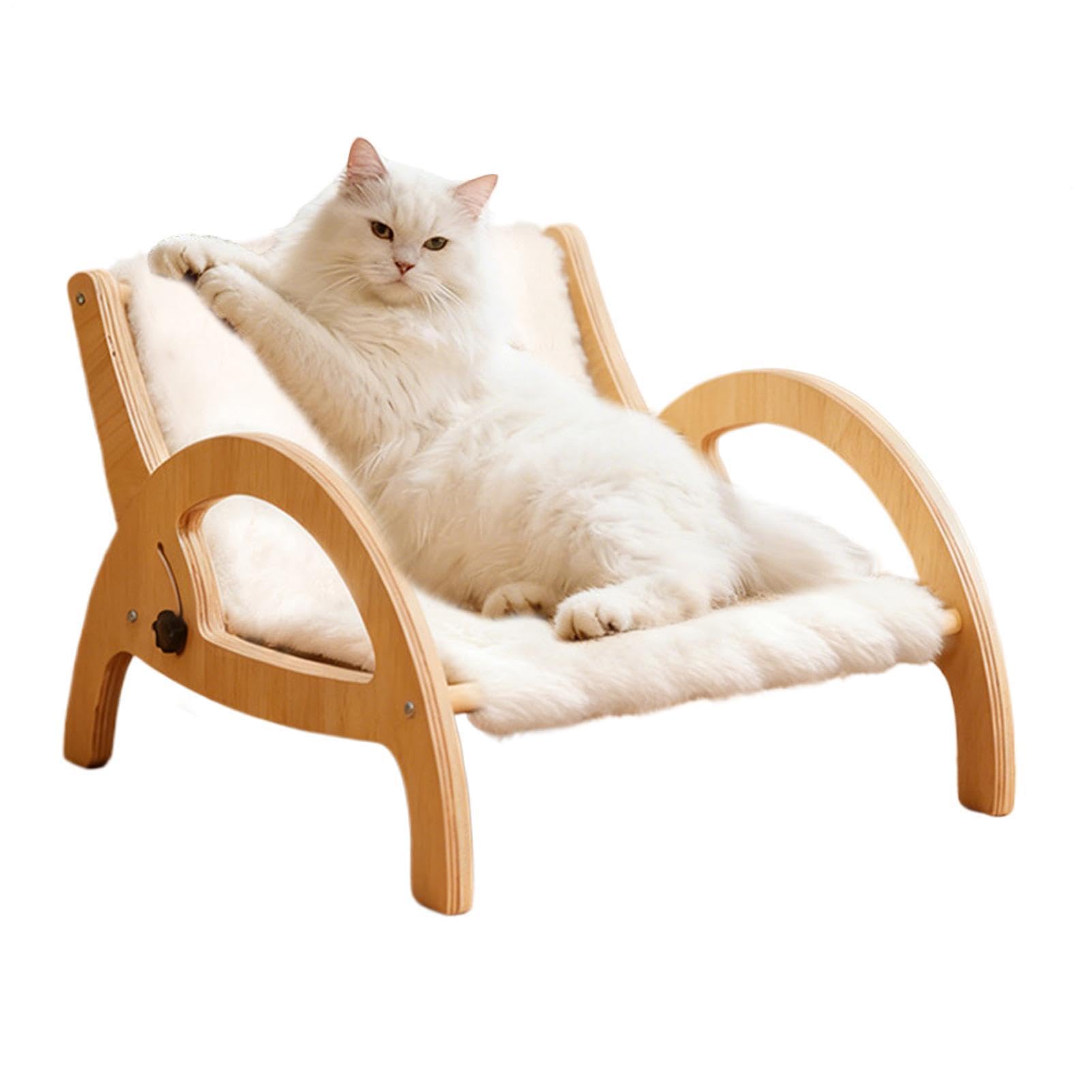 Canapé griffoir pour chats – Litière réglable | en sisal résistant avec tapis rafraîchissant | Protecteur de meubles pour chats domestiques, chatons, limage des griffes, repos,