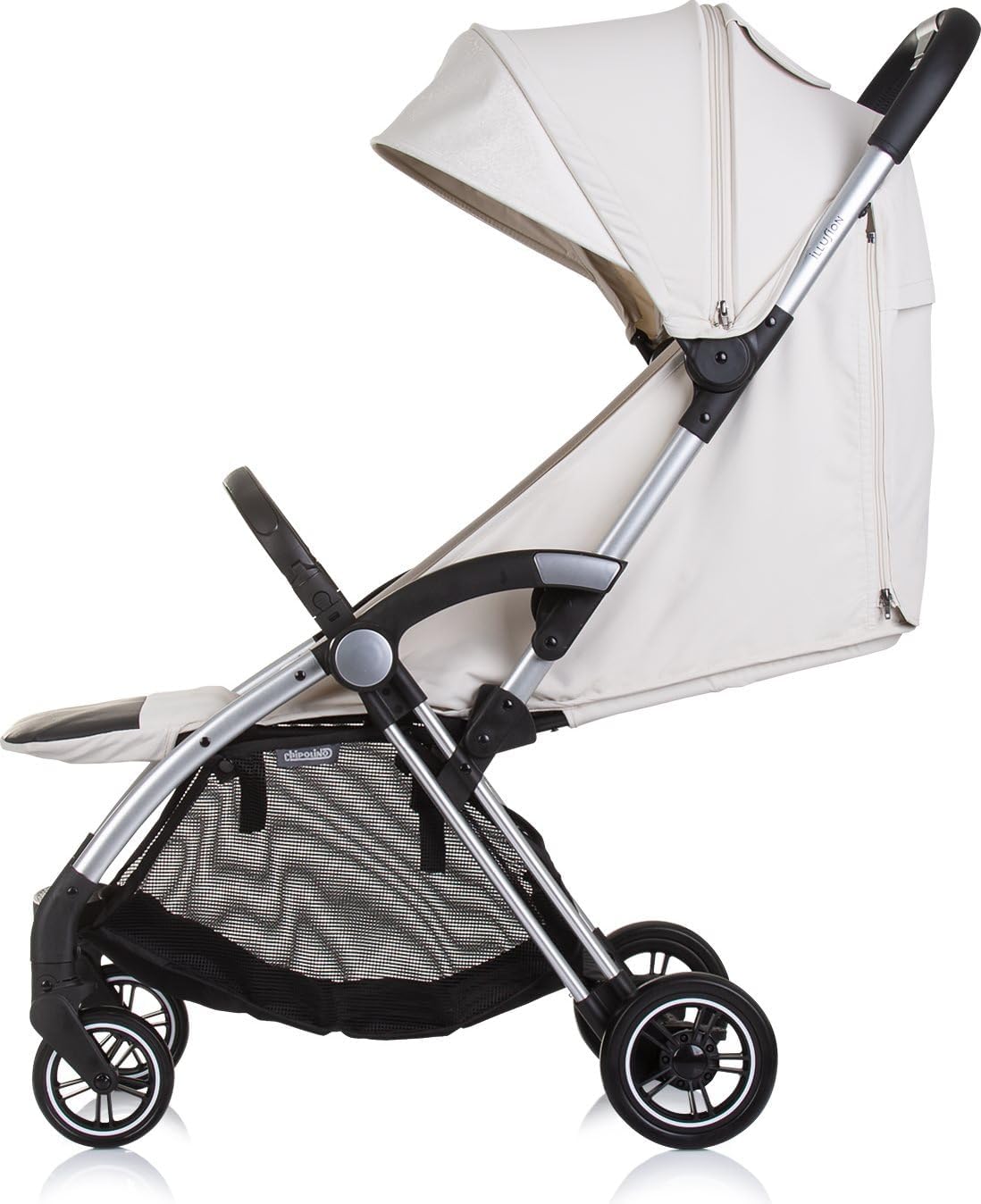 Chipolino Illusion Stroller with the canopy fully extended.