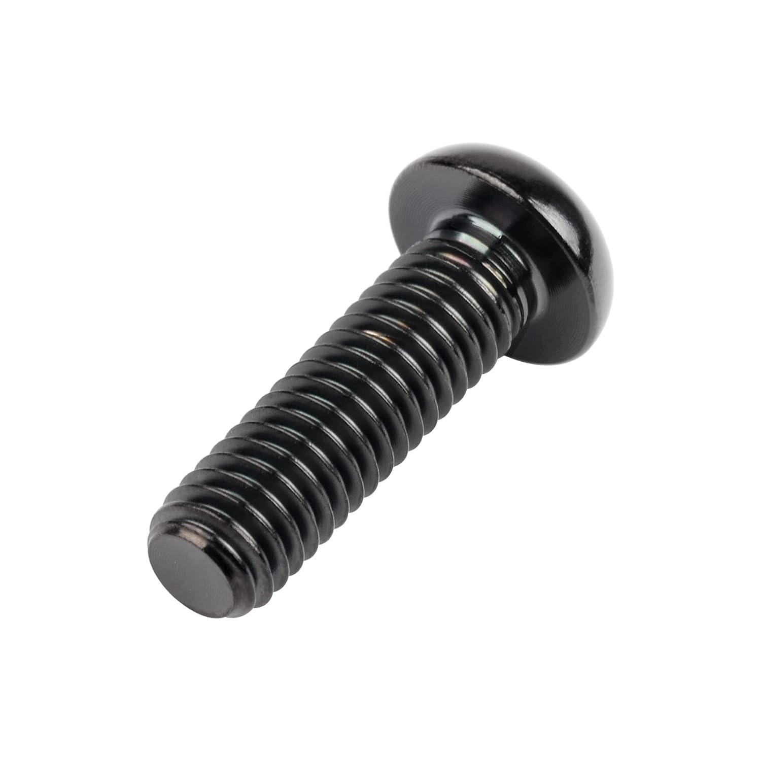 Titanium Button Head Torx M6 x20mm for Bicycle Motorcycle Car Screw Pack of 6 (M6x20mm, Black)