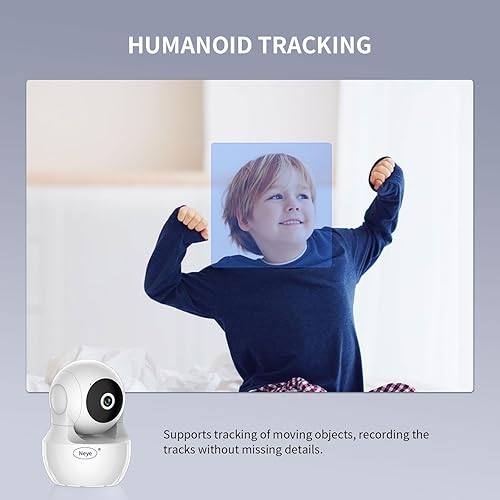 Miniatura 5 de Cámara de seguridad WiFi para el hogar, monitor de bebé, cámara IP inalámbrica con visión nocturna, almacenamiento en la nube de audio