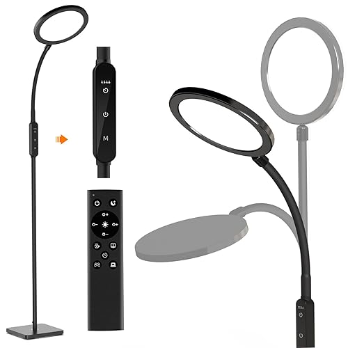 RICIAL 2-in-1 Floor Lamp – Standing Lamp with 4 Brightness