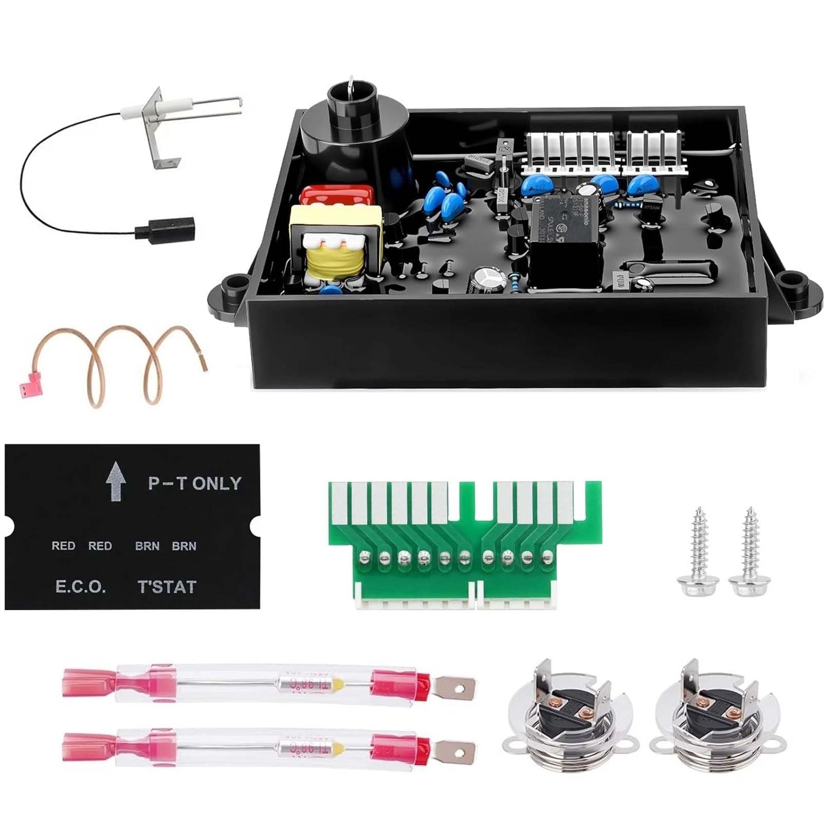 Kit di ricambio per circuito scaldabagno 3 in 1 91365 e 91447 RV per Atwood/Dometic, kit di interruzione termica e termostato, elettrodo di accensione sonda a scintilla 93868