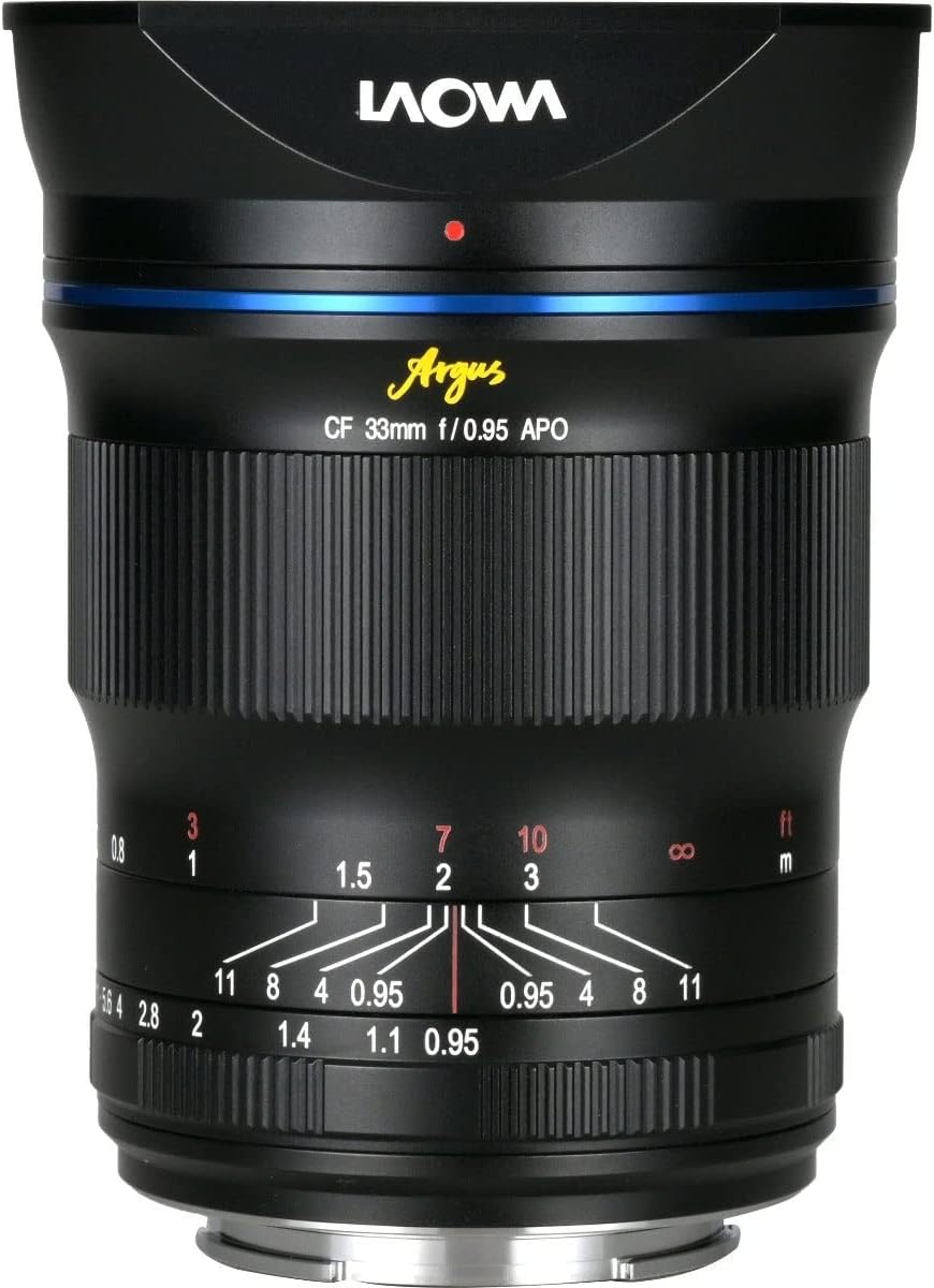 LAOWA 33mm f/0.95 Argus CF APO Lens Compatible with Sony FE