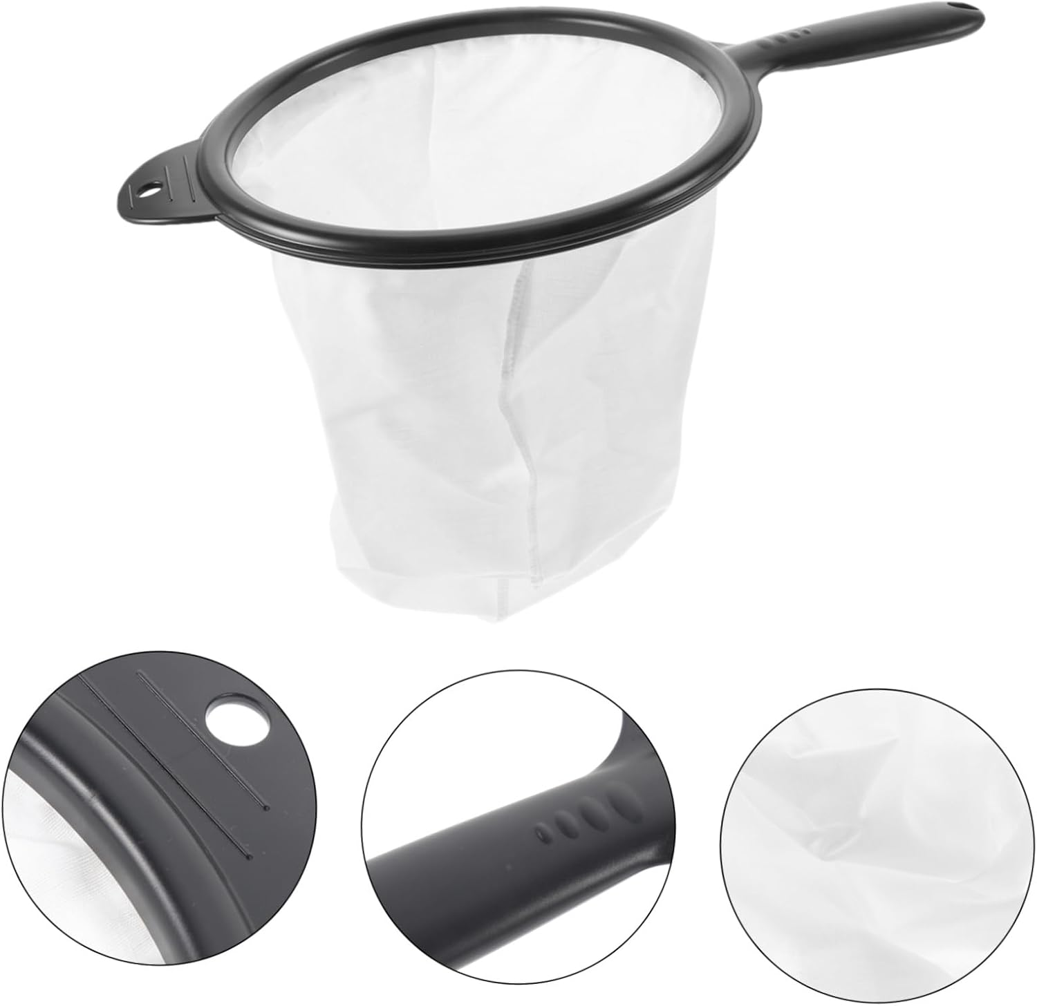 Large Mesh Strainer Bag Detachable Reusable Filter Bag for Coffee