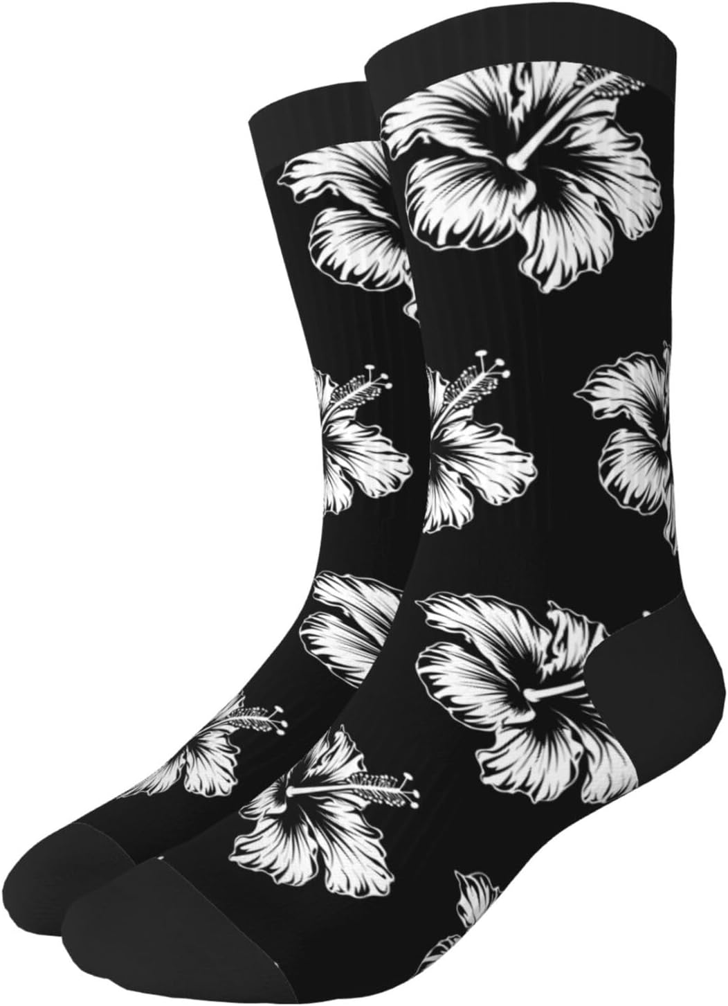 Novelty Crew Socks Crazy Dress Socks Fun Colorful Novelty Graphic Crew Tube Socks Mid-Calf Funny Socks