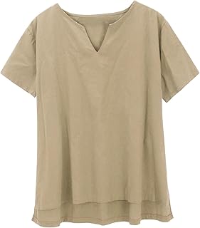 Camiseta de verano para hombre, cuello en V, camiseta deportiva de manga corta, corte regular, transpirable, camiseta de entrenamiento, ligera, monocolor, camiseta de manga corta, cómoda