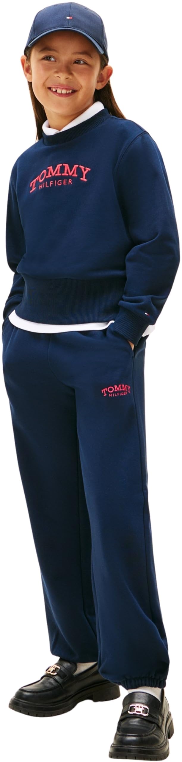 Tommy Hilfiger Monotype Sweatpants Kg0kg08981 - Pantalones Deportivos Niñas