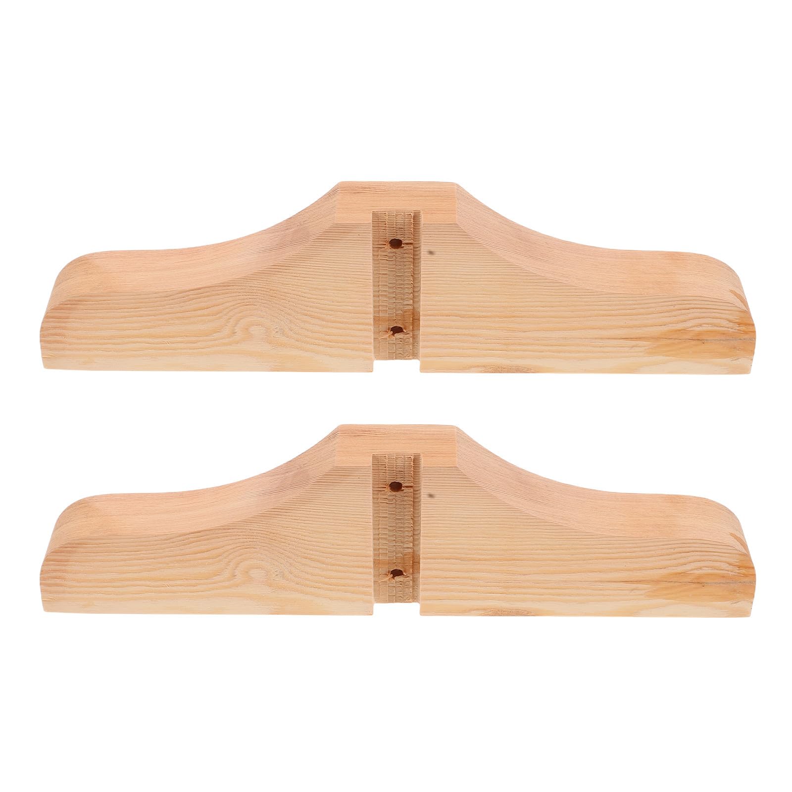 Base de séparation d'espace stable en bois naturel pour paravent pliable