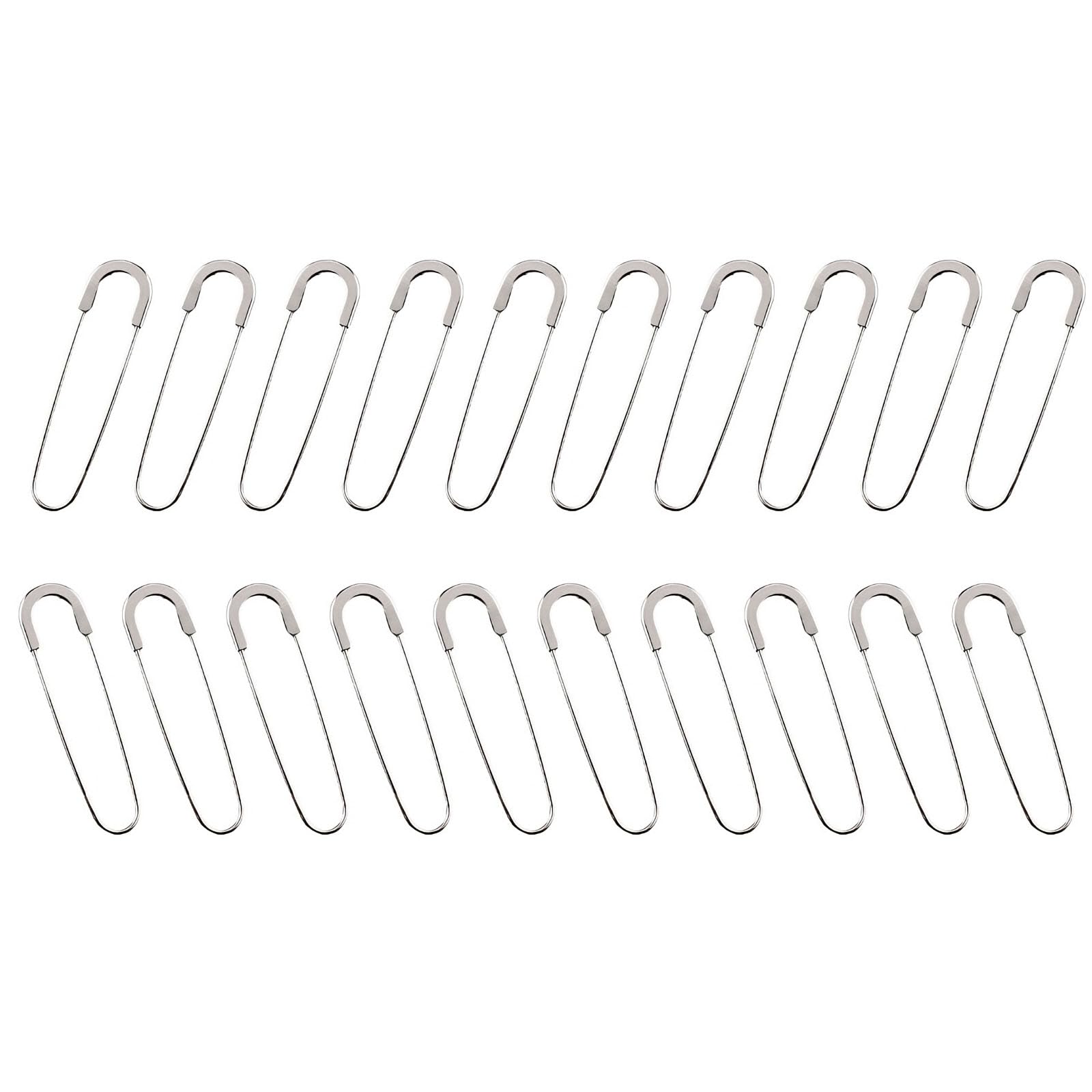 Tsophreniq 20Pcs U Pin Clasps Metal Pins Quilting for Clothing Repair Dressmaking Tailoring Sewing Accessories U Shaped
