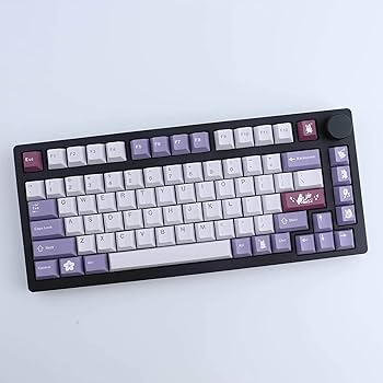 JOMKIZ PBT Keycaps, Cherry Profile Keycaps 134 Keys Rabbit Dye