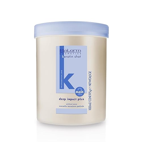 Salerm Mascarilla de impacto profundo de Keratin Shot Plus 338fl oz