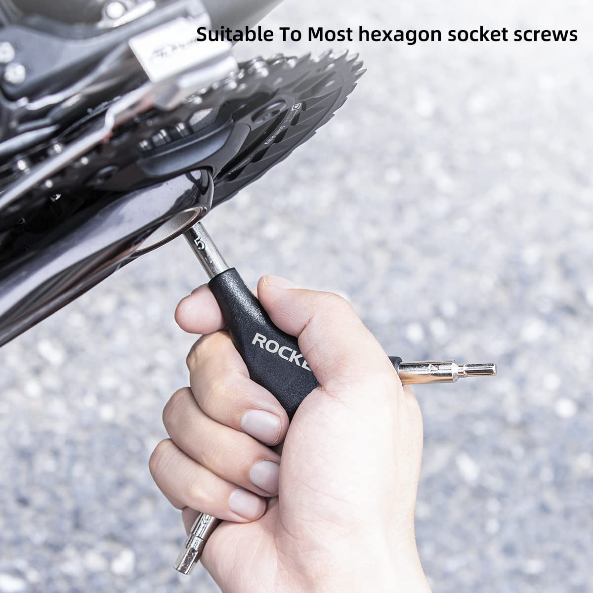 Amazon.co.jp: ROCKBROS 3-in-1 六角レンチセット 4/5/6mmサイズ