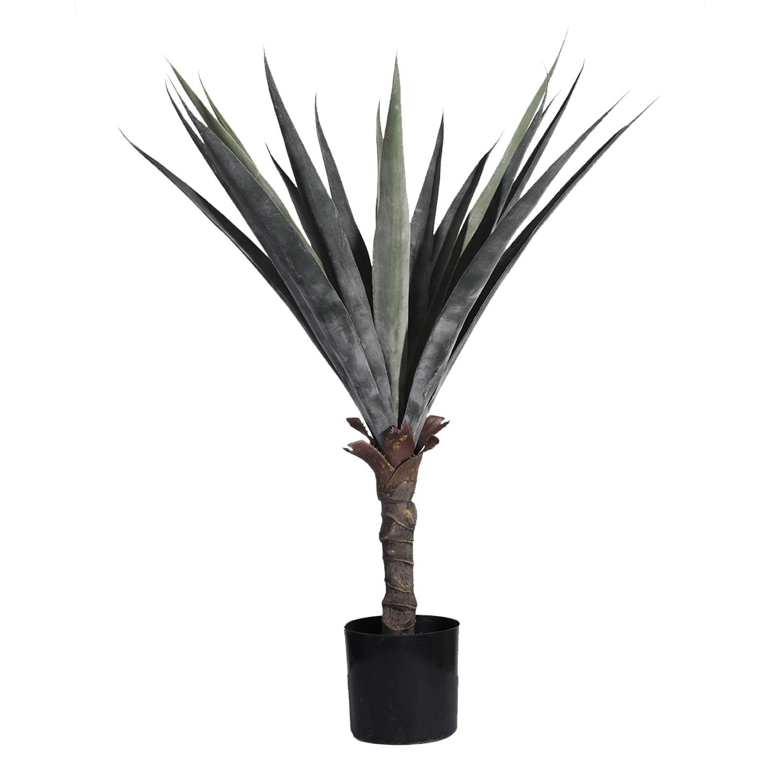 Ruopei Faux Agave Plant,27.5''T 18 Leaves,Artifical Agave Plant,Fake Agave Plant,Fake Tree, Fake