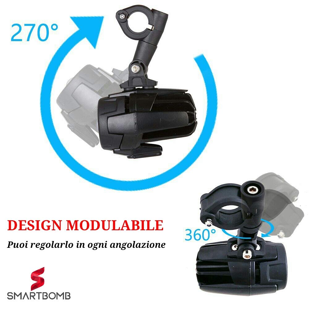 2PCS Faretti LED Moto Supplementari faro di profondità + staffe 360° r 1200 gs f800 gs 700 nc 700x trk 500 x tenerè Motocicletta Motocicli waterproof IP67