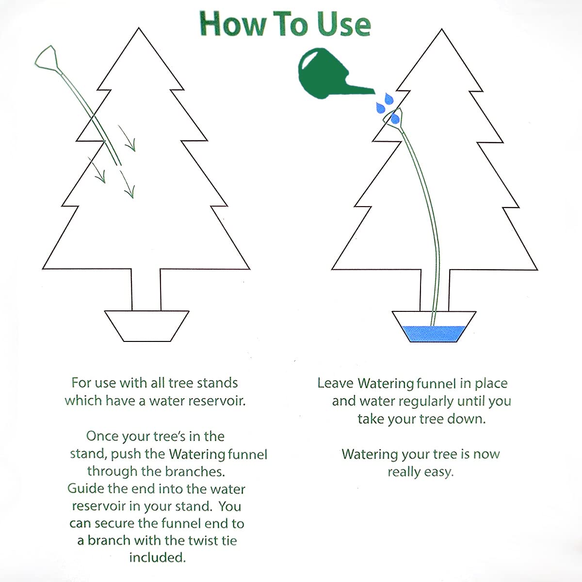 Christmas Tree Watering Funnel